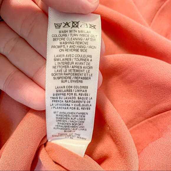 NWT ASOS Cami Wrap Midi Dress Tie Waist Coral Mauve 4 - Picture 14 of 14